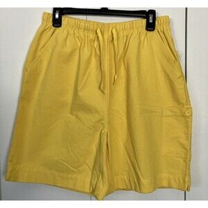 CC Hughes NWT Yellow Womens Shorts Pull on Size Large